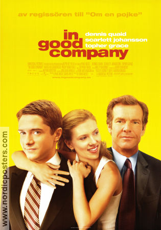 In Good Company 2004 movie poster Dennis Quaid Scarlett Johansson Topher Grace Paul Weitz