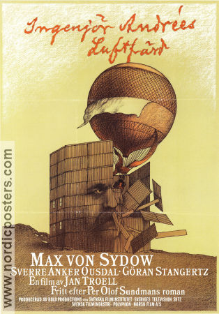 The Flight of the Eagle 1982 movie poster Max von Sydow Sverre Anker Ousdal Göran Stangertz Jan Troell Poster artwork: Per Åhlin Artistic posters