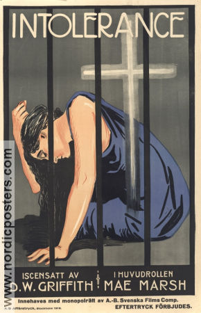 Swedish Movie Poster Intolerance 1916