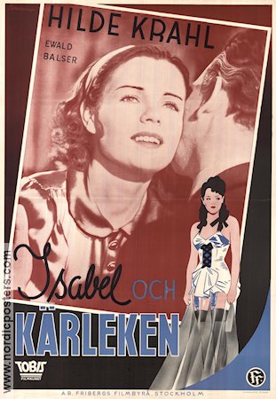 Der Weg zu Isabel 1939 movie poster Hilde Krahl Country: Austria