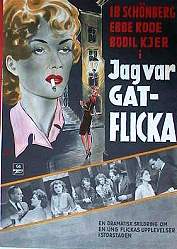 Jag var gatflicka 1960 movie poster Bodil Kjer Denmark