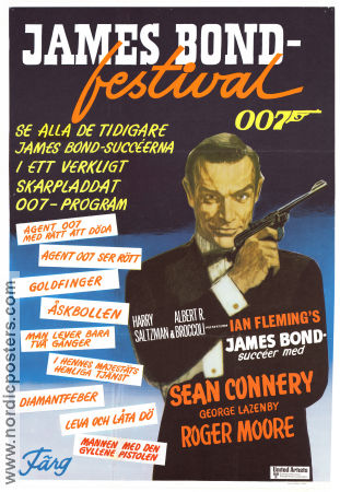 James Bond-festival 1977 poster Sean Connery