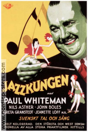 King of Jazz 1930 movie poster Paul Whiteman John Boles Laura La Plante John Murray Anderson