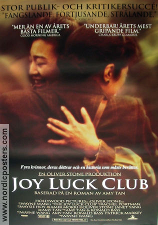 The Joy Luck Club 1993 poster Tamlyn Tomita Rosalind Chao Kieu Chinh Wayne Wang Asien