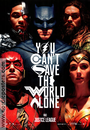 Justice League 2017 poster Ben Affleck Gal Gadot Jason Momoa Zack Snyder Hitta mer: Batman Hitta mer: DC Comics
