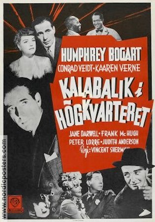 All Through the Night 1942 poster Humphrey Bogart