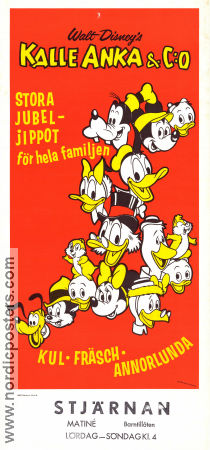 Kalle Anka och C:O 1969 movie poster Kalle Anka Donald Duck Poster artwork: Einar Lagerwall