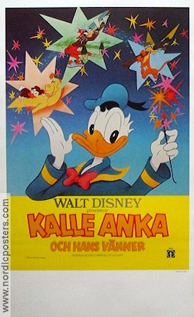 Kalle Anka och hans vänner 1986 movie poster Kalle Anka
