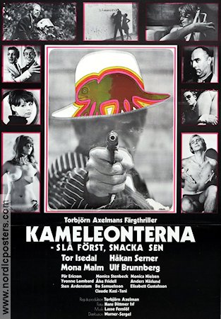 Kameleonterna 1969 movie poster Tor Isedal Håkan Serner Mona Malm