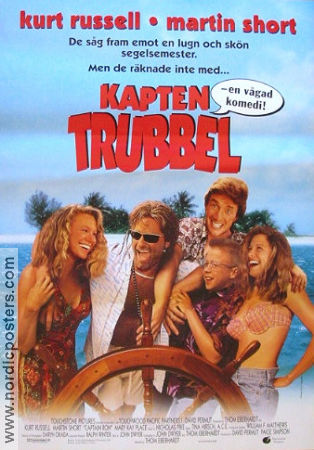 Captain Ron 1992 movie poster Kurt Russell Martin Short Mary kay Place Thom Eberhardt Ships and navy Travel