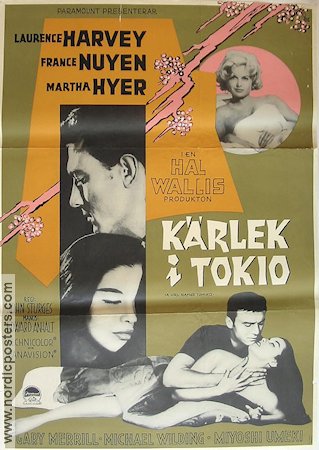 A Girl Named Tamiko 1963 poster Laurence Harvey John Sturges