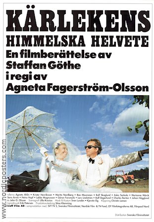 Kärlekens himmelska helvete 1993 movie poster Staffan Göthe Agneta Fagerström-Olsson