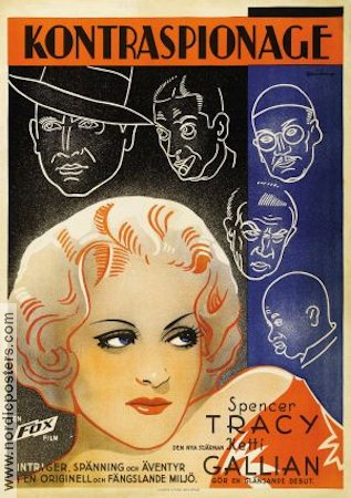 Marie Galante 1934 movie poster Spencer Tracy Ketti Gallian