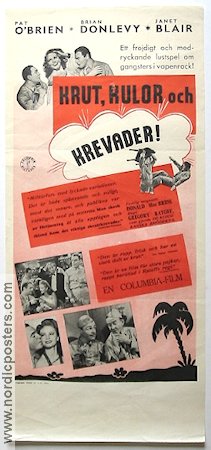 Two Yanks in Trinidad 1943 movie poster Pat O´Brien Janet Blair
