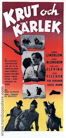 Krut och kärlek 1956 movie poster Gunnel Lindblom