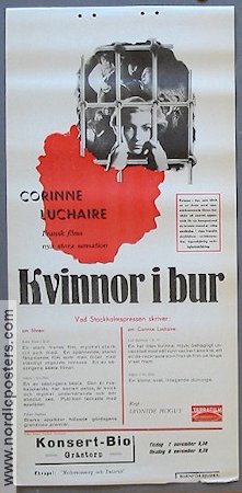 Kvinnor i bur 1938 movie poster Corinne Luchaire