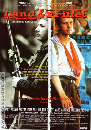 Land and Freedom 1995 poster Ian Hart Ken Loach