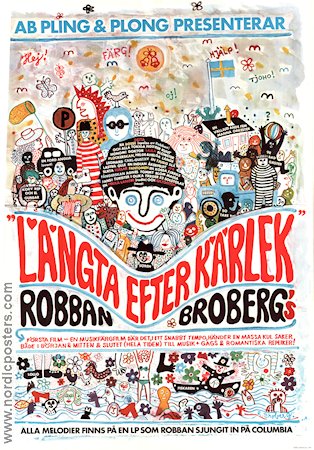 Längta efter kärlek 1968 movie poster Robert Broberg Robban Broberg Artistic posters