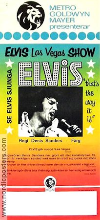 Las Vegas Show 1971 movie poster Elvis Presley