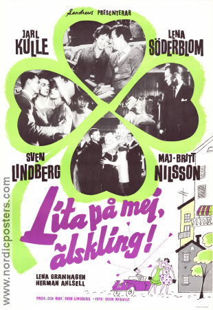 Lita på mej älskling 1961 movie poster Jarl Kulle Lena Söderblom Maj-Britt Nilsson Sven Lindberg