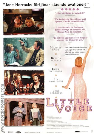 Little Voice 1998 movie poster Brenda Blethyn Michael Caine Jane Horrocks Mark Herman