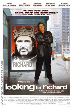 Looking for Richard 1996 poster Alec Baldwin Al Pacino