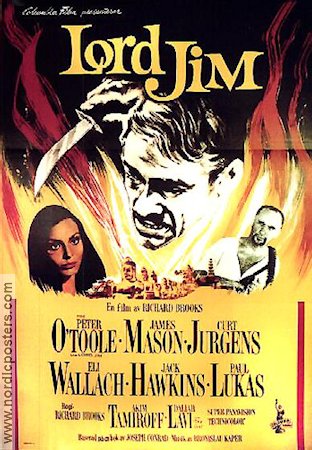 Lord Jim 1965 movie poster Peter O´Toole James Mason