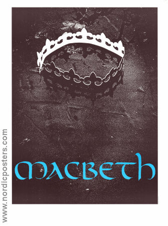 Macbeth Norrlandsoperan 1980 movie poster Poster artwork: Christer Strömholm