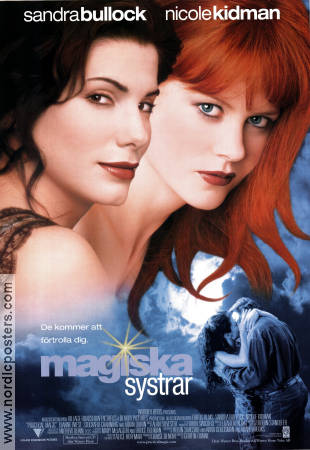 Practical Magic 1998 movie poster Sandra Bullock Nicole Kidman Griffin Dunne