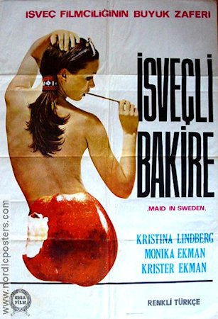 Maid in Sweden 1971 movie poster Christina Lindberg Poster from: Türkiye