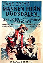 Wanderer of the Wasteland 1925 movie poster Buster Crabbe Writer: Zane Grey
