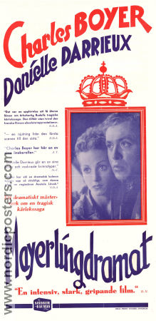 Le secret de Mayerling 1936 poster Charles Boyer Anatole Litvak