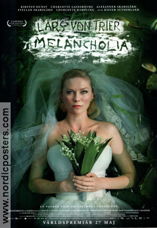 Melancholia 2011 poster Kirsten Dunst Lars von Trier