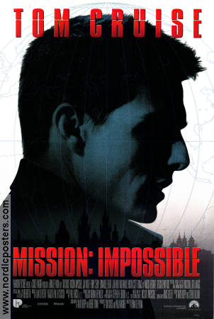 Mission Impossible 1996 poster Tom Cruise Brian De Palma