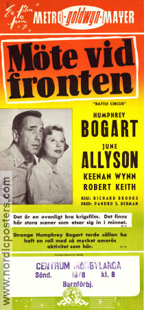 Battle Circus 1953 movie poster Humphrey Bogart June Allyson Keenan Wynn Richard Brooks