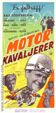 Motorkavaljerer 1950 poster Åke Söderblom Elof Ahrle