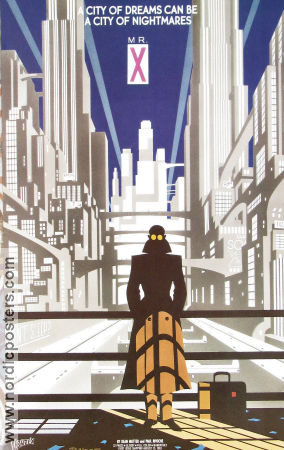 Mr X City of Dreams Signed poster 1983 poster Comics s Poster artwork: Dean Motter Poster artwork: Paul Rivoche Find more: Vortex