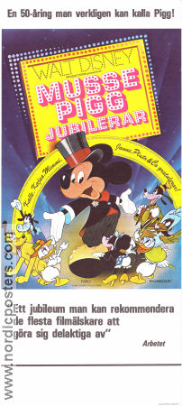 Mickey Mouse Golden Jubilee 1979 movie poster Musse Pigg Mickey Mouse