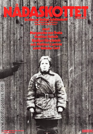 Der Fangschuss 1976 movie poster Margarethe von Trotta Matthias Habich Rüdiger Kirschstein Volker Schlöndorff