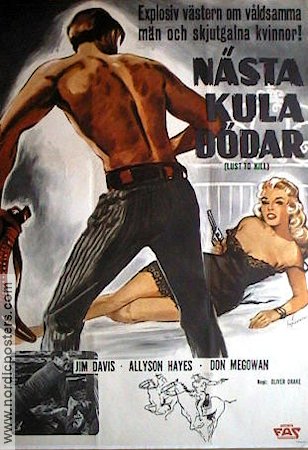 Lust to Kill 1962 movie poster Jim Davis Allison Hayes Ladies