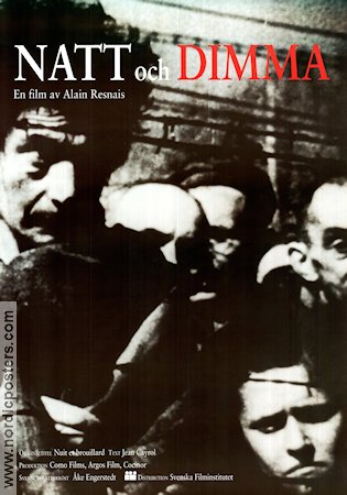 Nuit et brouillard 1956 movie poster Michel Bouquet Reinhard Heydrich Heinrich Himmler Alain Resnais Find more: Nazi Documentaries