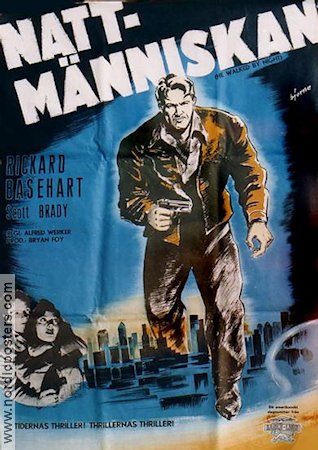 He Walked by Night 1948 movie poster Rickard Basehart Alfred Werker