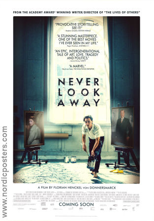 Never Look Away 2018 movie poster Tom Schilling Sebastian Koch Paula Beer Florian Henckel von Donnersmarck