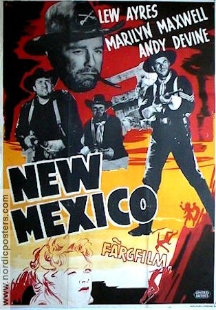 New Mexico 1952 movie poster Lew Ayres