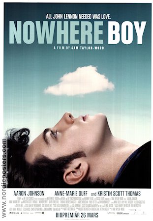 Nowhere Boy 2009 poster Aaron Johnson Sam Taylor-Wood