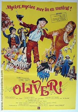 Oliver 1968 poster Ron Moody Carol Reed