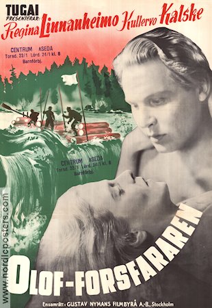 Intohimon vallassa 1946 movie poster Regina Linnanheimo Kullervo Kalske Teuvo Tulio Finland