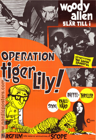 What´s Up Tiger Lily 1966 movie poster The Lovin Spoonful Woody Allen