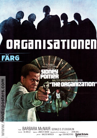The Organization 1971 poster Sidney Poitier Don Medford