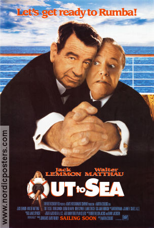 Out To Sea 1997 movie poster Jack Lemmon Walter Matthau Dyan Cannon Martha Coolidge Ships and navy Dance Travel